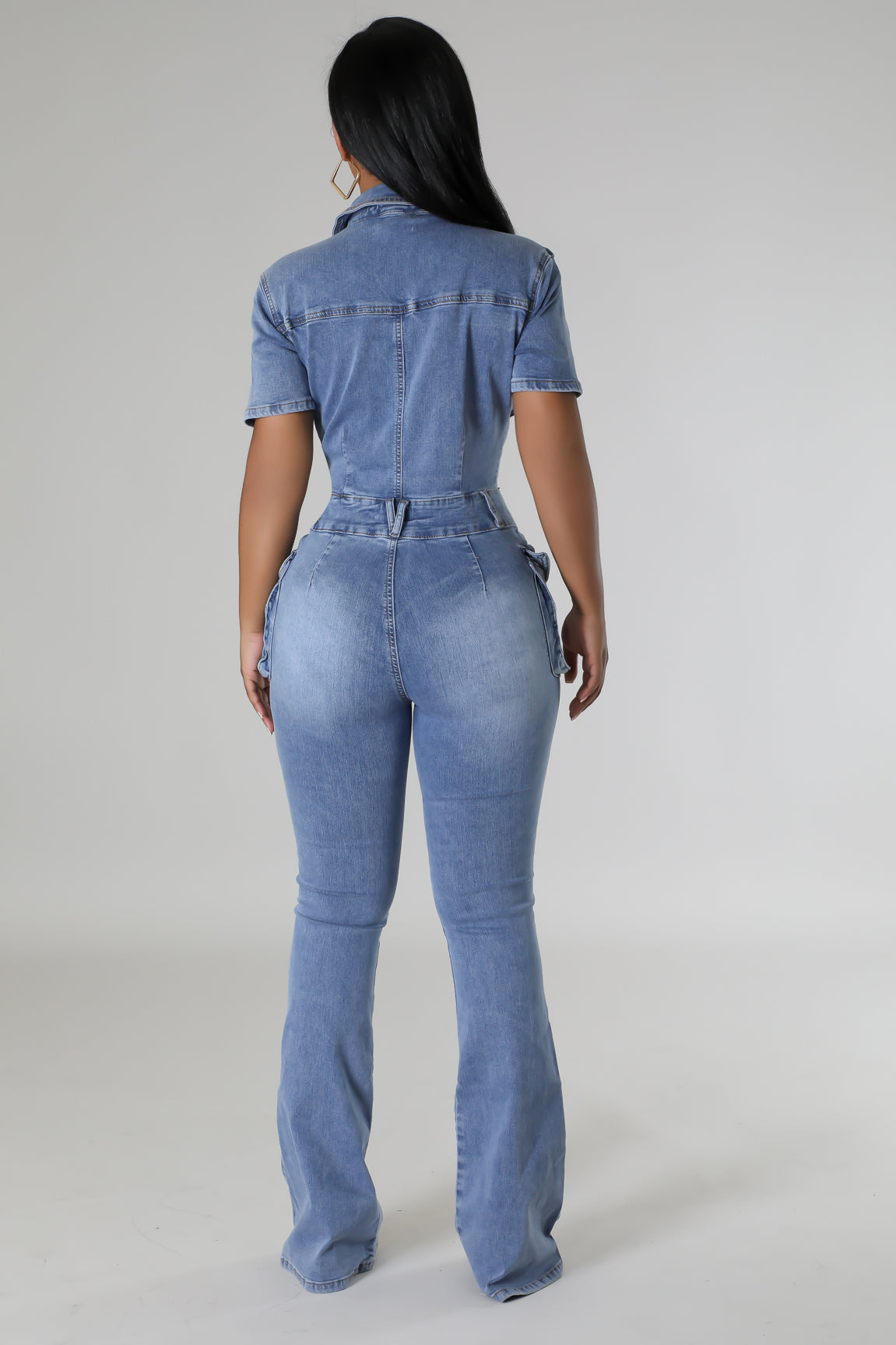 Kiara Utility Cargo Jumpsuit